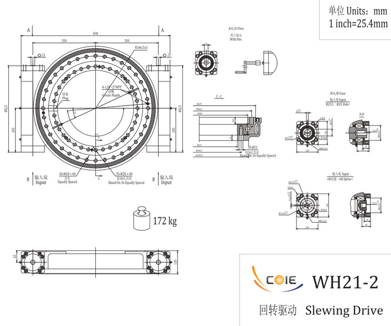 <b>WH21-2 雙蝸桿回轉(zhuǎn)傳動(dòng)</b>